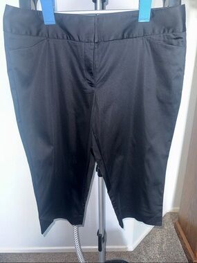 Worthington Black Women's Bike Shorts with Smooth Waistband